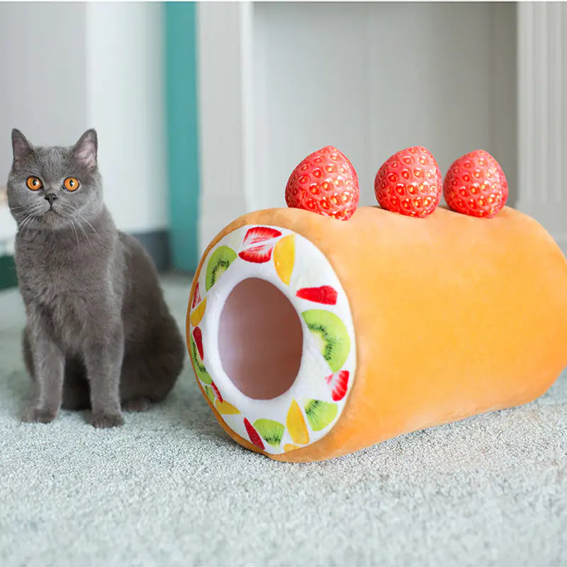 Cake Roll Cat Bed