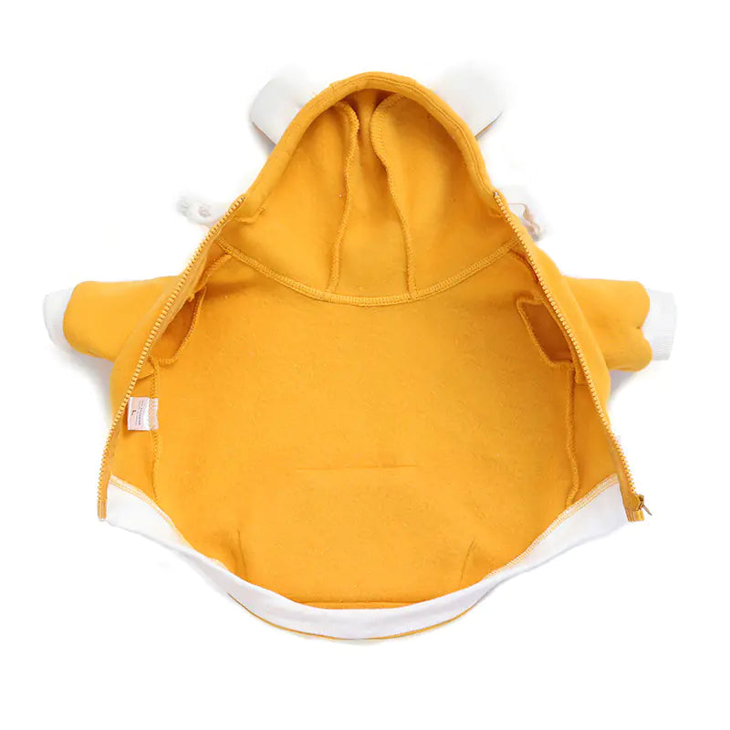 Teddy fleece dog sweater.