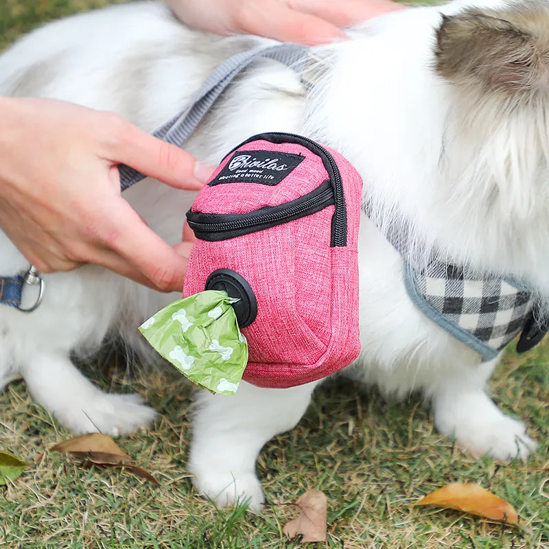 Mini Dog Backpack Poop Bag Holder