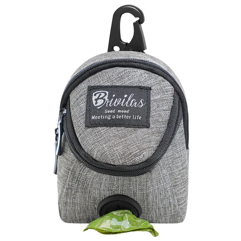 Mini Dog Backpack Poop Bag Holder