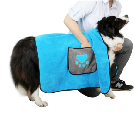 Double-Sided Microfibre Pet Towel & Bathrobe
