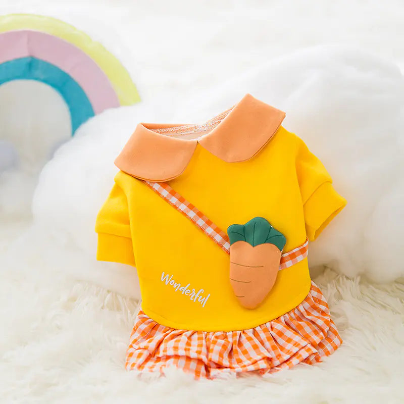 Fashion Cute Cartoon Pet Clothes