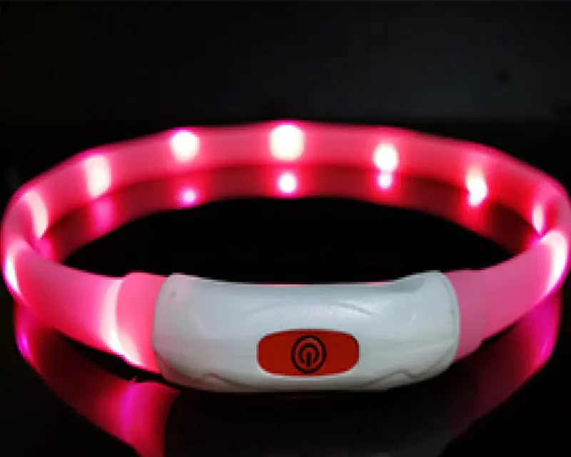 USB Rechargeable LED Dog Collar