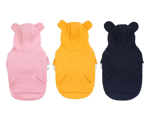 Teddy fleece dog sweater.