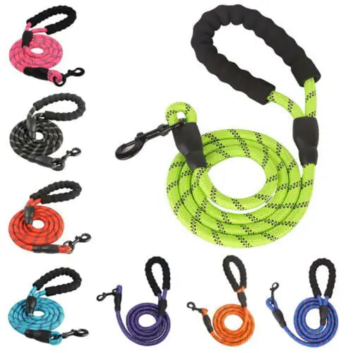 Reflective Braided Dog Leash