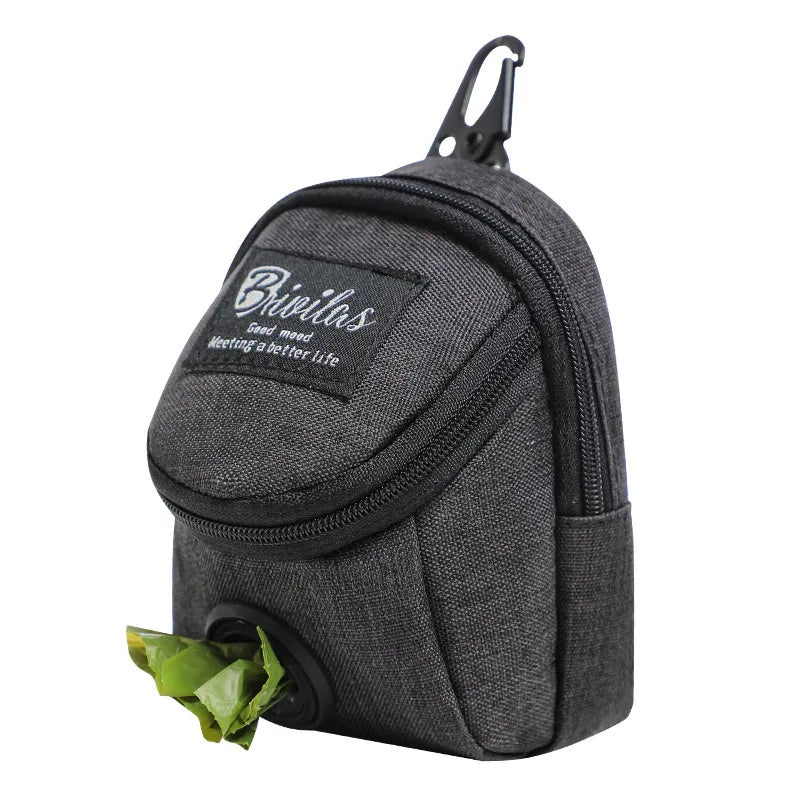 Mini Dog Backpack Poop Bag Holder