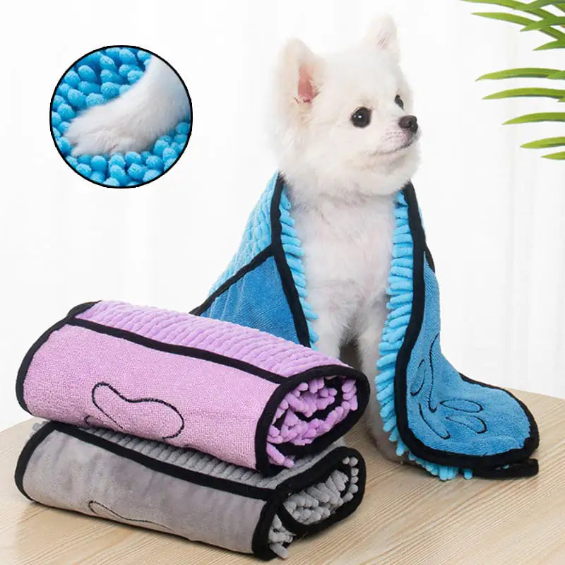 Fluffy Microfiber Pet Towels