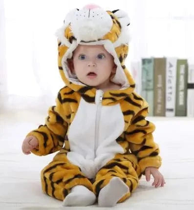 Adorable animal hooded onesie