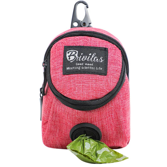 Mini Dog Backpack Poop Bag Holder