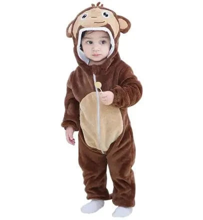 Adorable animal hooded onesie