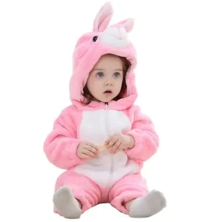 Adorable animal hooded onesie