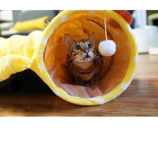 4-in-1 Cat Tunnel Bed