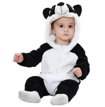 Adorable animal hooded onesie
