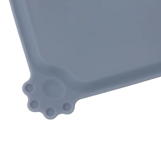 Grey mat shown folded, ideal for cats or small dogs
