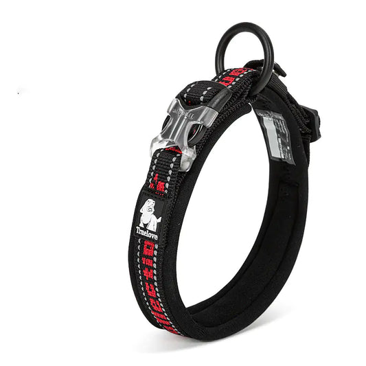 Luxe Reflective Dog Collar – Adjustable, Soft Nylon, and Durable for Dogs of All Sizes
