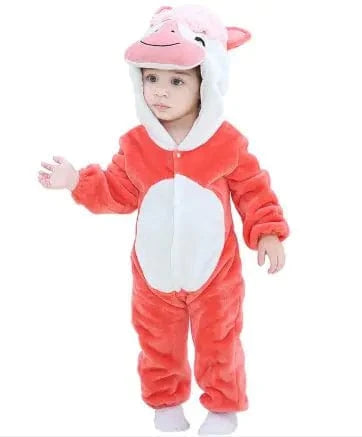 Adorable animal hooded onesie