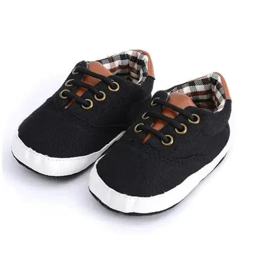 chicsourceco black / 13cm baby canvas shoes