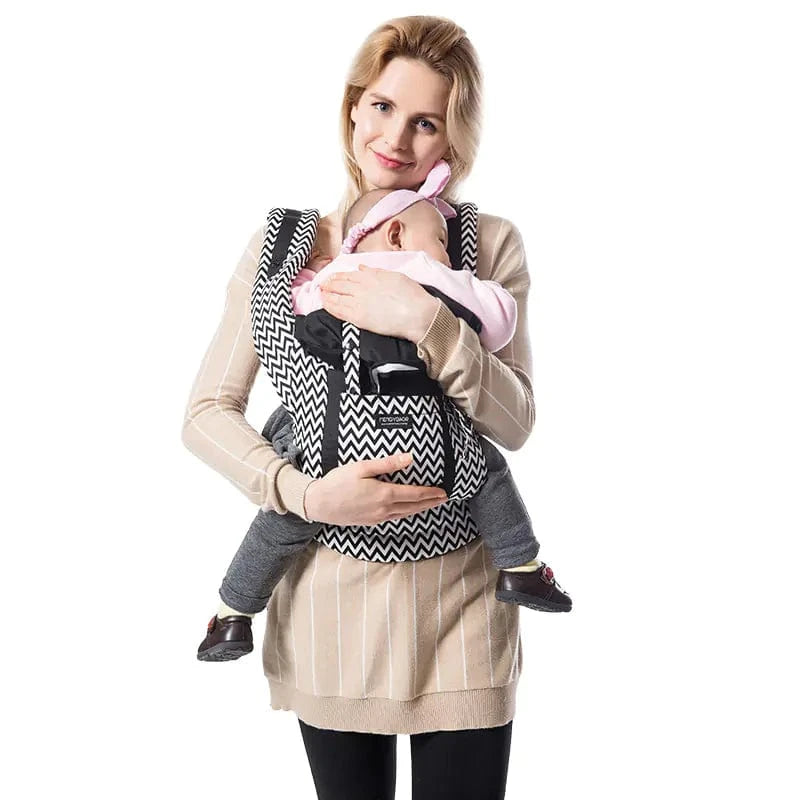 chicsourceco Black Adjustable baby Carrier