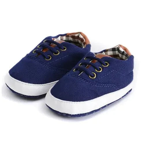 chicsourceco Dark blue / 13cm baby canvas shoes