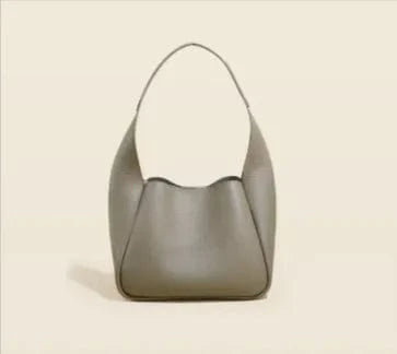 chicsourceco Genuine Leather Large Capacity Underarm Bag