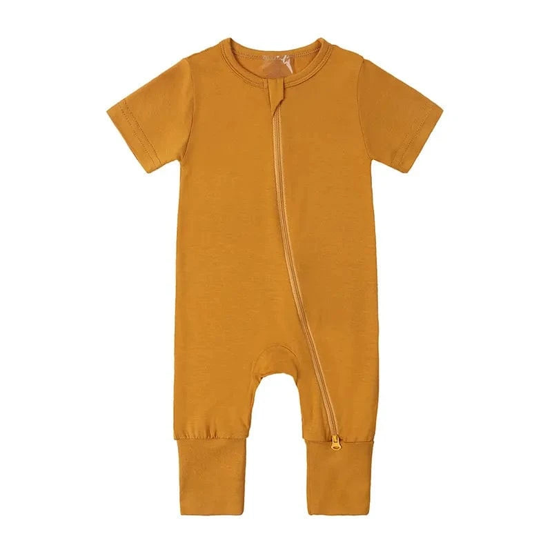 chicsourceco (Khaki) / (0to3) Baby Bamboo Romper