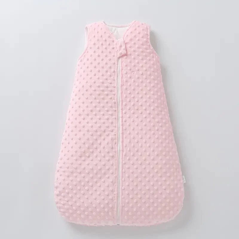 chicsourceco Pale pink (Beanie vest) / Average yards (0-September) Baby Autumn & Winter Sleeping Bag