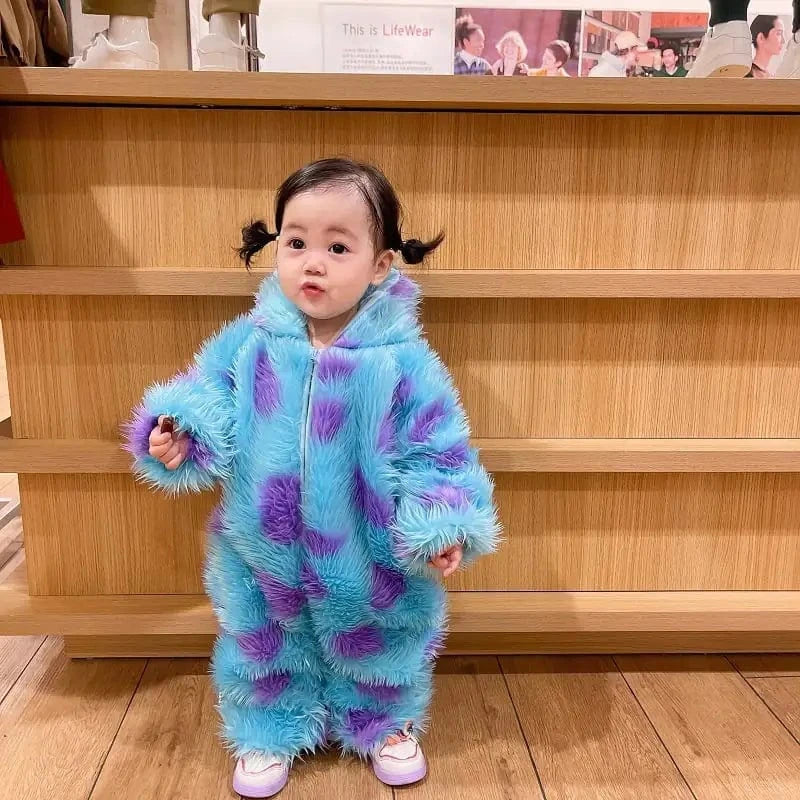 chicsourceco Picture Color / 100 cm Adorable Animal-Themed Baby Jumpsuit