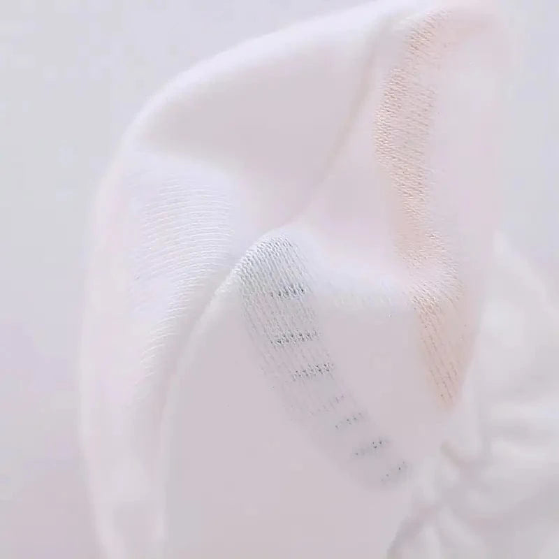 chicsourceco Random color / Free size Baby Cotton Protective Mittens for Newborns (All Seasons)
