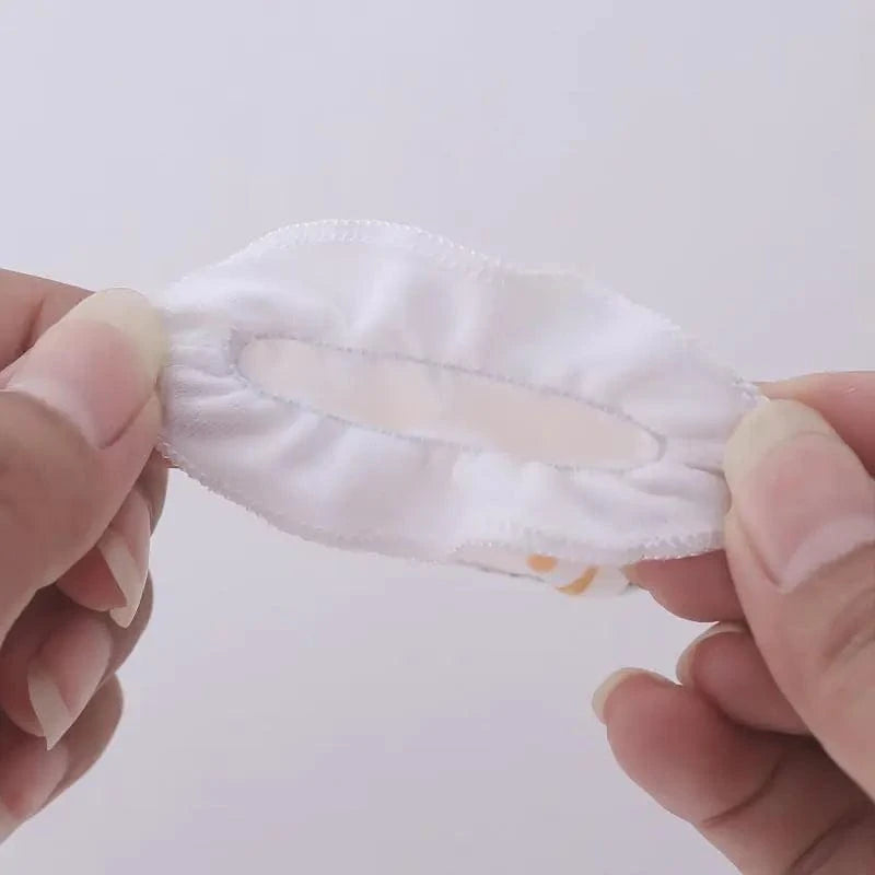 chicsourceco Random color / Free size Baby Cotton Protective Mittens for Newborns (All Seasons)