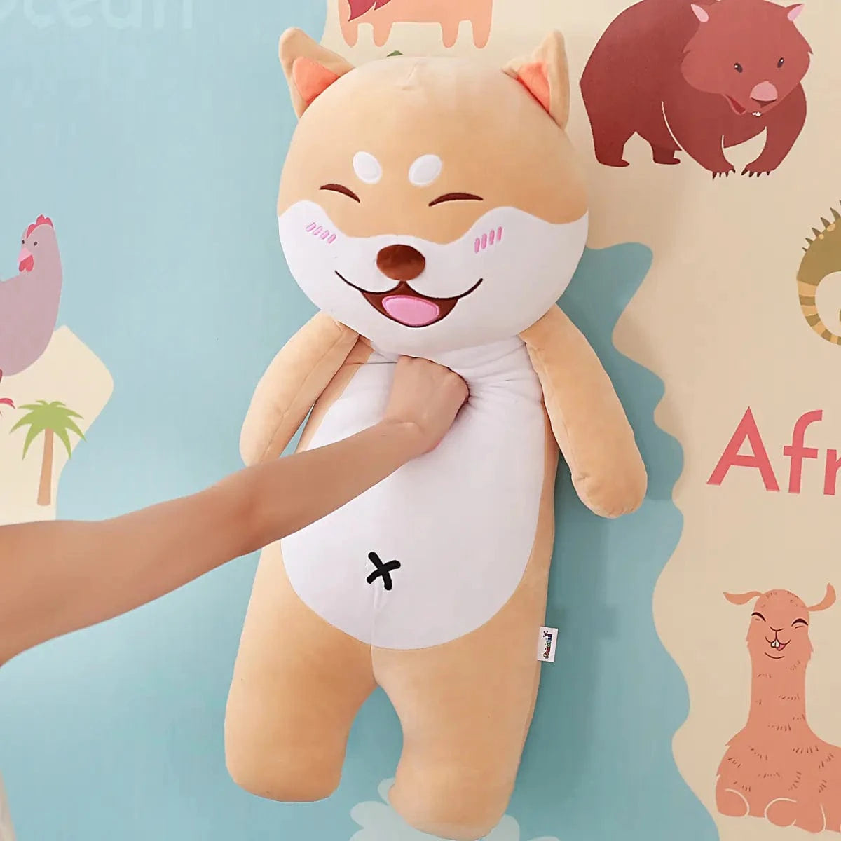 chicsourceco Shiba & Husky Plush Cushions