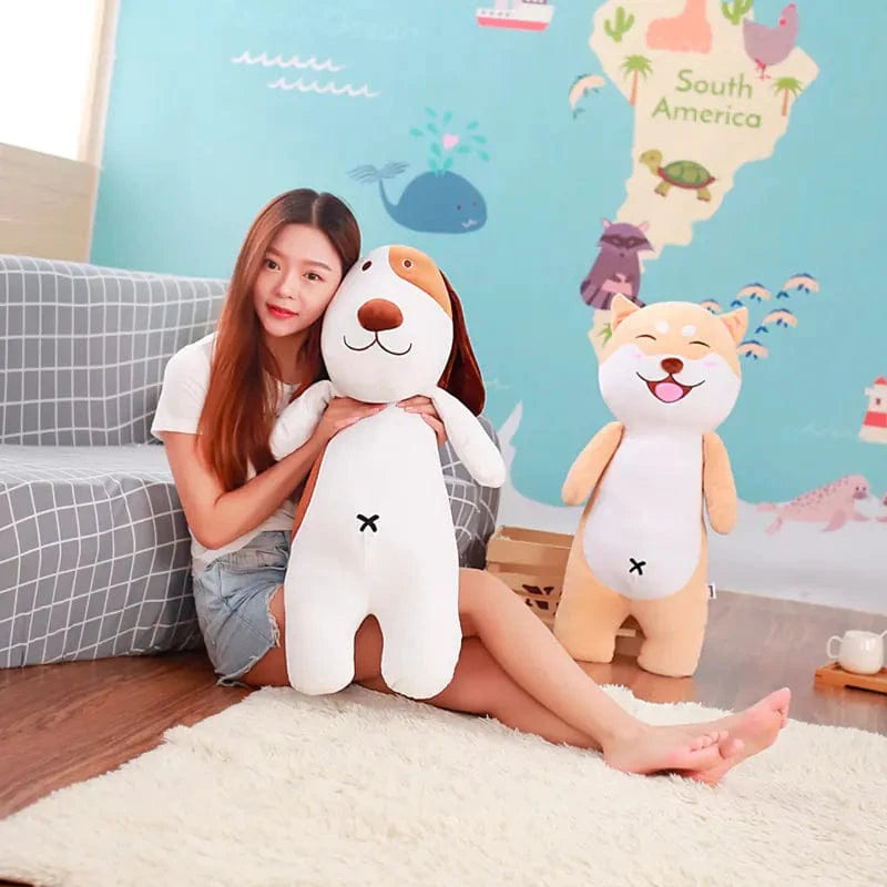 chicsourceco Shiba & Husky Plush Cushions