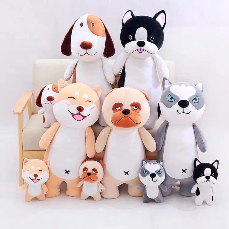 chicsourceco Shiba & Husky Plush Cushions