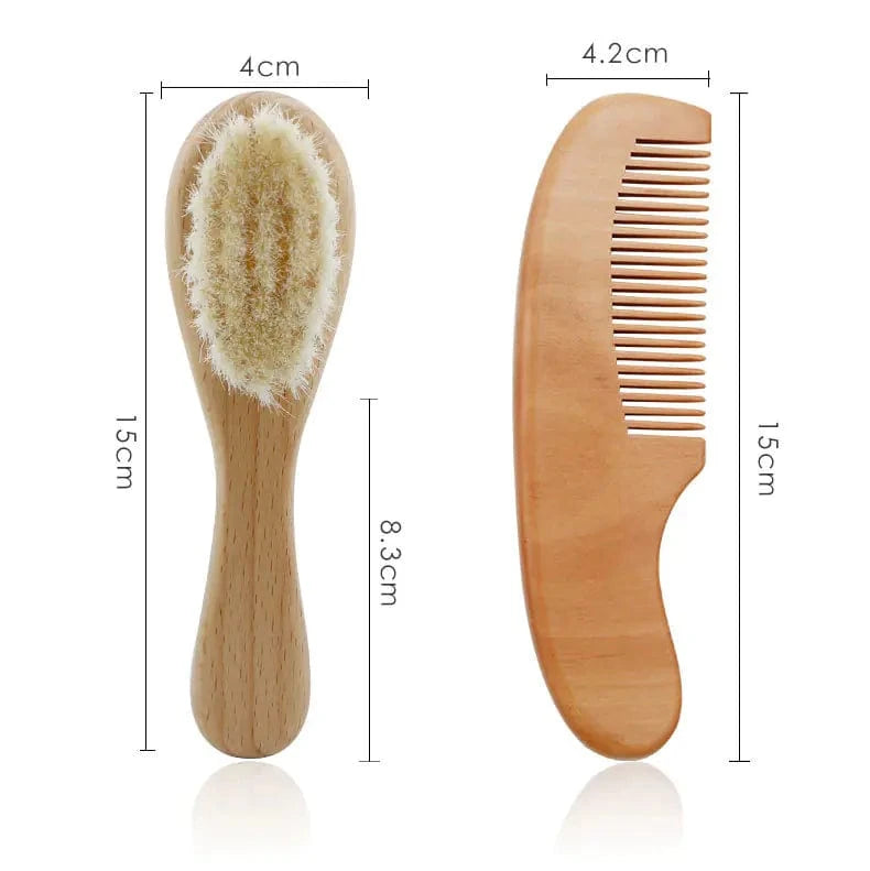 chicsourceco Suit Baby  Brush Set for Baby Shower and Grooming
