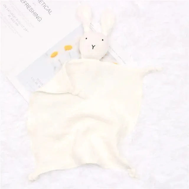 chicsourceco White / 30*30cm Baby Cotton Muslin Comforter Blanket f