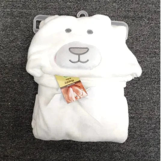 chicsourceco White Baby Bath Towel