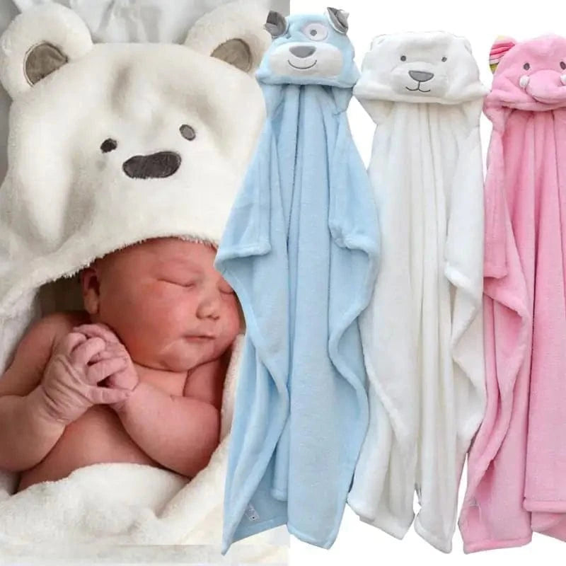 chicsourceco White Baby Bath Towel