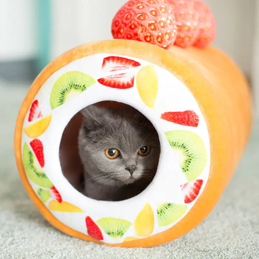 Cake Roll Cat Bed