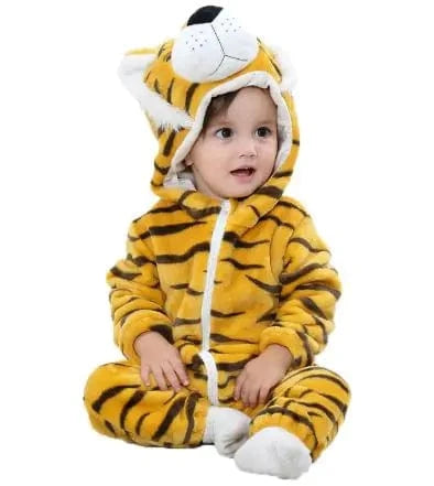 Adorable animal hooded onesie