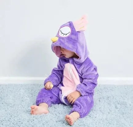 Adorable animal hooded onesie