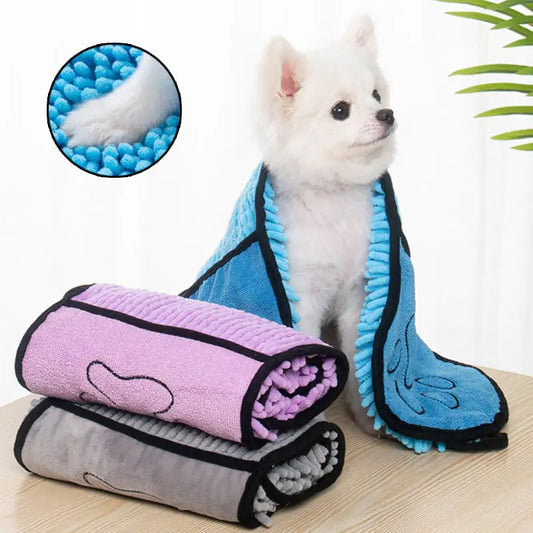 Fluffy Microfiber Pet Towels